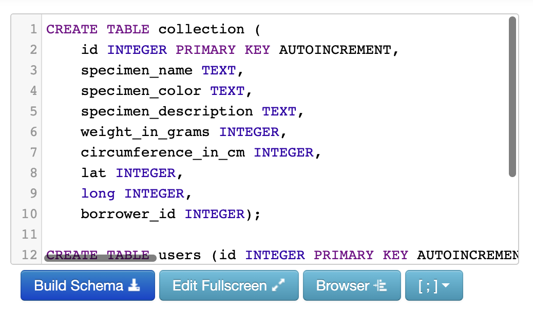 SQLFiddle